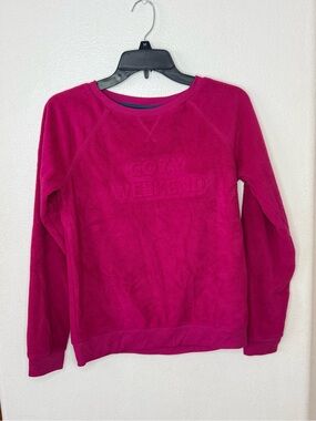 Cat & Jack Cozy Weekend Fleece Sweatshirt - Magenta